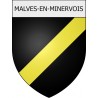 Pegatinas escudo de armas de Escales adhesivo de la etiqueta engomada