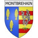 montbrehain 02 ville Stickers blason autocollant adhésif