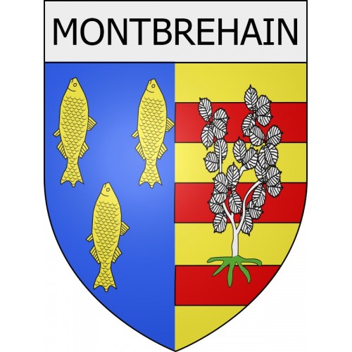 Stickers coat of arms Braine adhesive sticker
