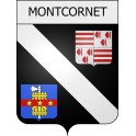 montcornet 02 ville Stickers blason autocollant adhésif