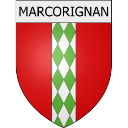 Marcorignan 11 ville Stickers blason autocollant adhésif