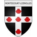 montescourt-lizerolles 02 ville Stickers blason autocollant adhésif