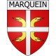 Marquein 11 ville Stickers blason autocollant adhésif