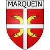 Marquein 11 ville Stickers blason autocollant adhésif
