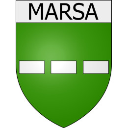 Marsa 11 ville Stickers blason autocollant adhésif