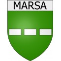 Marsa 11 ville Stickers blason autocollant adhésif