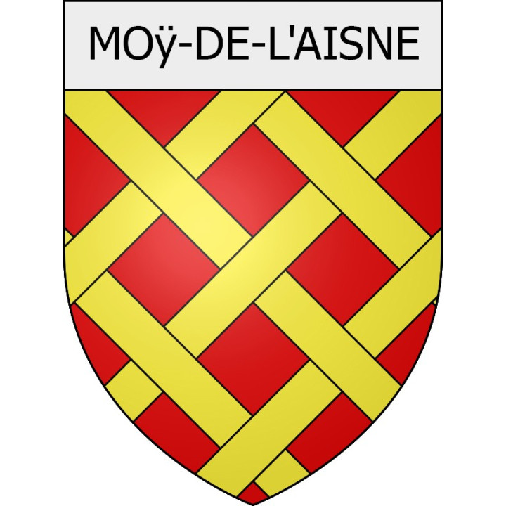 moÿ-de-l-aisne 02 ville Stickers blason autocollant adhésif