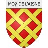 moÿ-de-l-aisne 02 ville Stickers blason autocollant adhésif