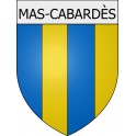 Mas-Cabardès 11 ville Stickers blason autocollant adhésif