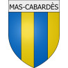 Mas-Cabardès 11 ville Stickers blason autocollant adhésif