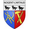 nogent-l-artaud 02 ville Stickers blason autocollant adhésif