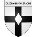 origny-en-thiérache 02 ville Stickers blason autocollant adhésif