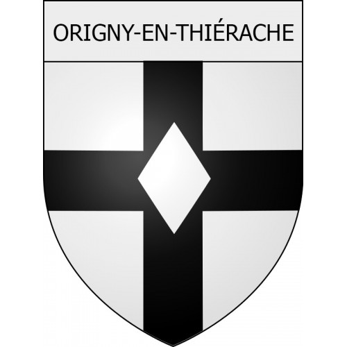 Pegatinas escudo de armas de Braine adhesivo de la etiqueta engomada