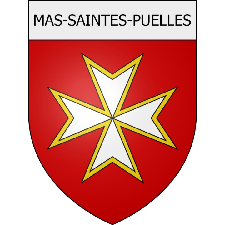 Pegatinas escudo de armas de Escales adhesivo de la etiqueta engomada