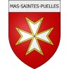 Pegatinas escudo de armas de Escales adhesivo de la etiqueta engomada