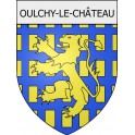 oulchy-le-château 02 ville Stickers blason autocollant adhésif