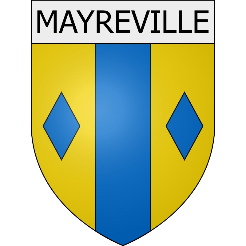 Mayreville 11 ville Stickers blason autocollant adhésif