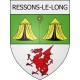 Ressons-le-Long 02 ville Stickers blason autocollant adhésif