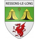 Stickers coat of arms Ressons-le-Long adhesive sticker