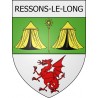 Stickers coat of arms Ressons-le-Long adhesive sticker