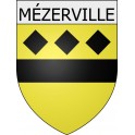 Mézerville 11 ville Stickers blason autocollant adhésif