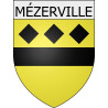 Mézerville 11 ville Stickers blason autocollant adhésif