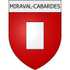 Pegatinas escudo de armas de Escales adhesivo de la etiqueta engomada