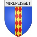 Mirepeisset 11 ville Stickers blason autocollant adhésif