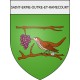 Pegatinas escudo de armas de Braine adhesivo de la etiqueta engomada