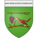 saint-erme-outre-et-ramecourt 02 ville Stickers blason autocollant adhésif