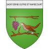 saint-erme-outre-et-ramecourt 02 ville Stickers blason autocollant adhésif