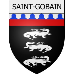 saint-gobain 02 ville Stickers blason autocollant adhésif