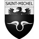 saint-michel 02 ville Stickers blason autocollant adhésif