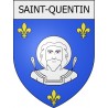 saint-quentin 02 ville Stickers blason autocollant adhésif