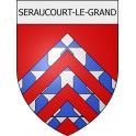 seraucourt-le-grand 02 ville Stickers blason autocollant adhésif