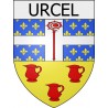urcel 02 ville Stickers blason autocollant adhésif
