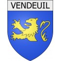 vendeuil 02 ville Stickers blason autocollant adhésif