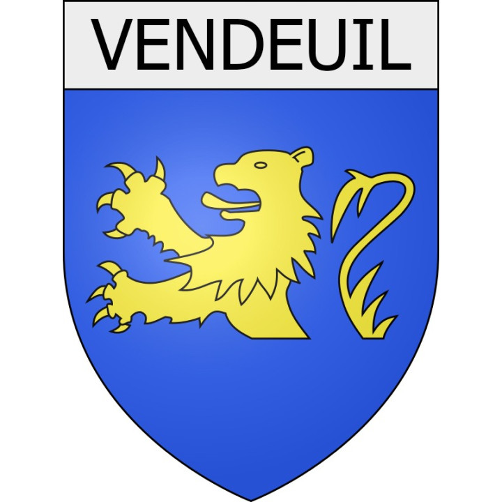 Pegatinas escudo de armas de Urcel adhesivo de la etiqueta engomada
