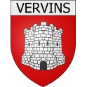 vervins 02 ville Stickers blason autocollant adhésif