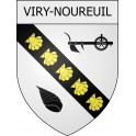 viry-noureuil 02 ville Stickers blason autocollant adhésif