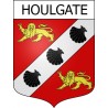 Houlgate 14 ville Stickers blason autocollant adhésif