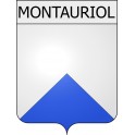 Montauriol 11 ville Stickers blason autocollant adhésif
