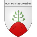 Montbrun-des-Corbières 11 ville Stickers blason autocollant adhésif