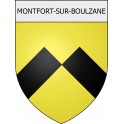 Montfort-sur-Boulzane 11 ville Stickers blason autocollant adhésif