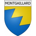 Montgaillard 11 ville Stickers blason autocollant adhésif