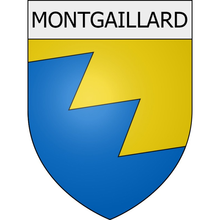 Montgaillard 11 ville Stickers blason autocollant adhésif