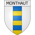 Monthaut 11 ville Stickers blason autocollant adhésif