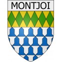Montjoi 11 ville Stickers blason autocollant adhésif