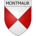 Montmaur 11 ville Stickers blason autocollant adhésif