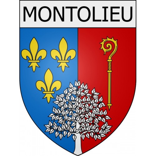 Stickers coat of arms Escales adhesive sticker